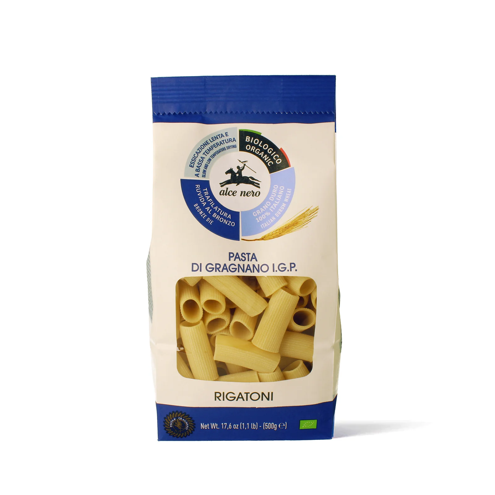 Rigatoni di Gragnano I.G.P. biologici